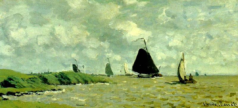 Claude Monet scheldemynningen Norge oil painting art
